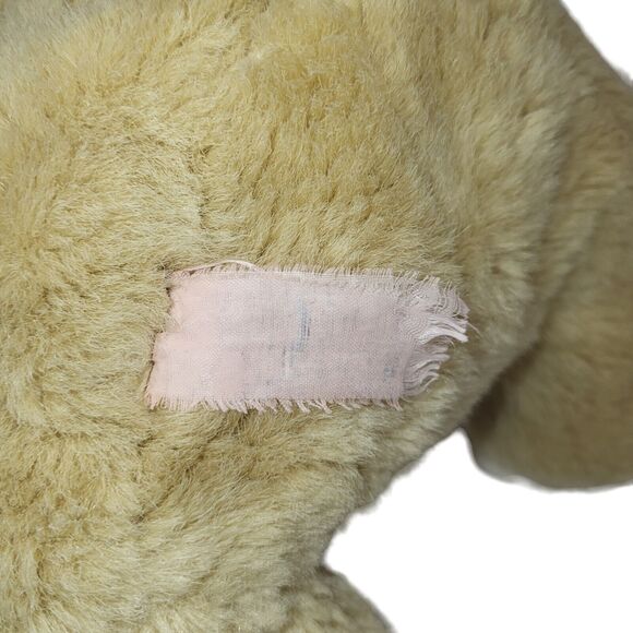 Vintage Kids Of America Plush Elephant Tan Stuffed‎ Animal Plastic Eyes Toy 12" - Picture 10 of 10